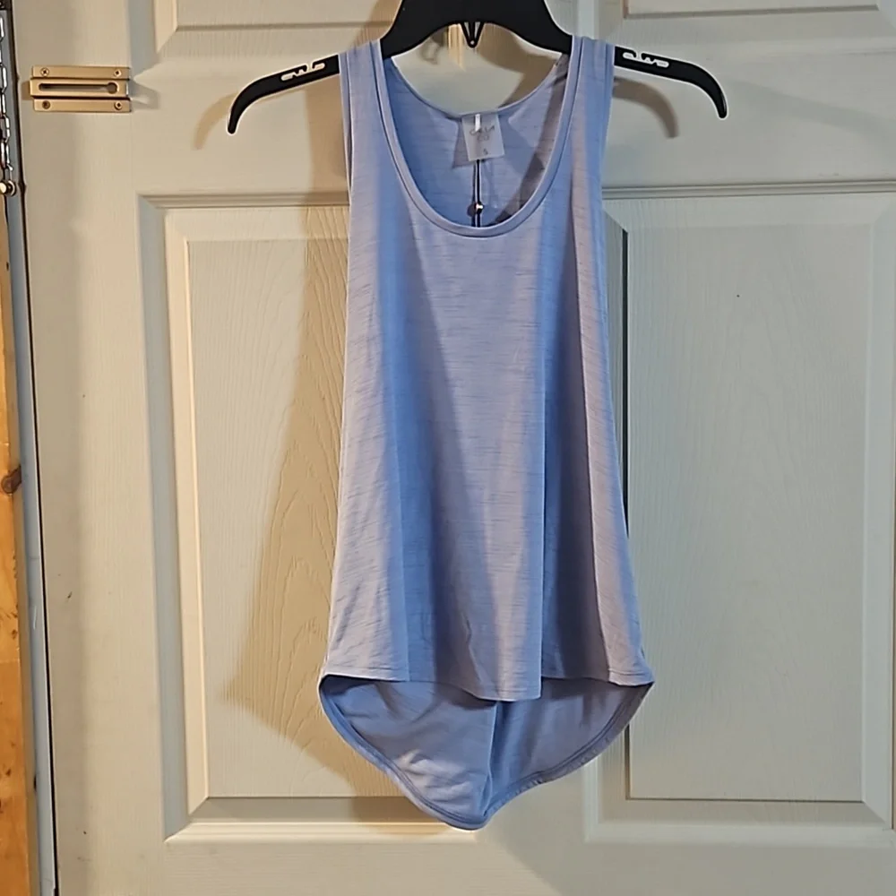CALIA WOMEN’S TWIST BACK TANK: PERI DUSK: NEW WITH TAGS: SIZE SMALL